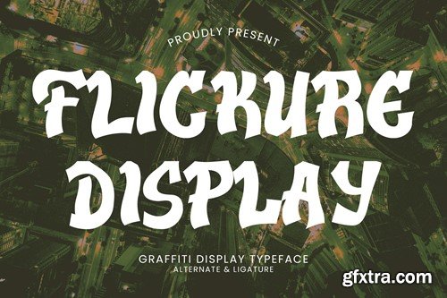 Flickure - Graffiti Font 66DSU24