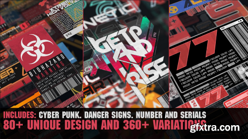 Artstation – 360+ CyberPunk decals Bundle