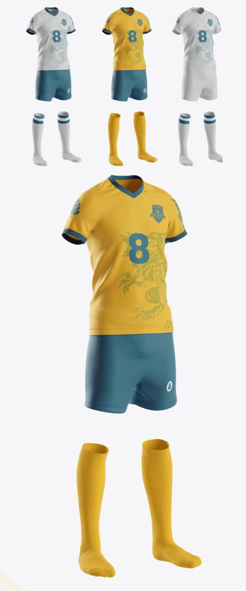 Football Kit T-Shirt Mockup - 473850274