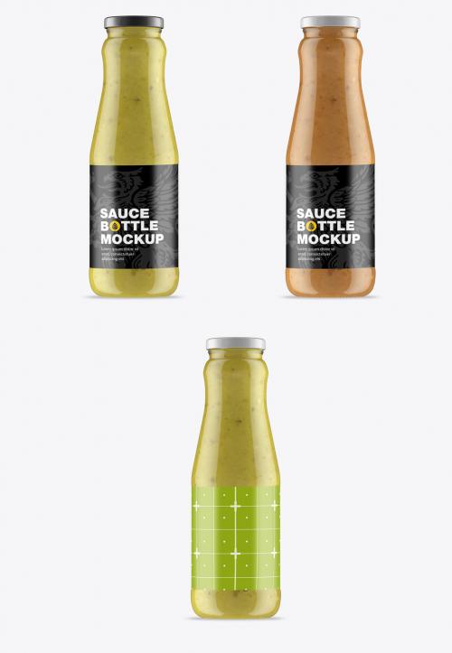 Sauce Bottle Mockup - 473850333