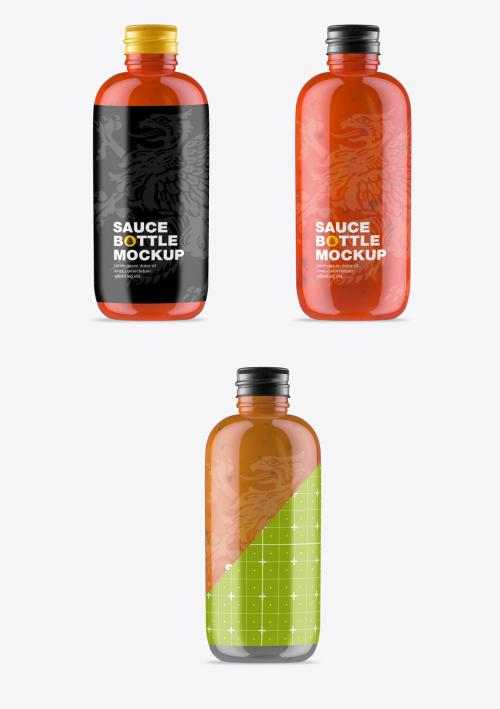 Sauce Bottle Mockup - 474281174