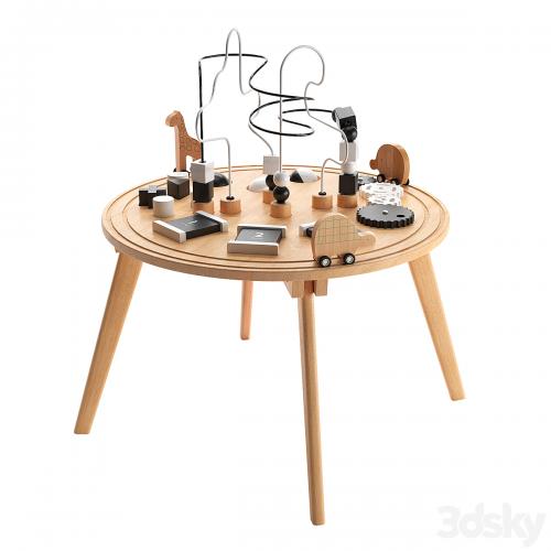 Crate and Barrel Kids Wooden Activity Table