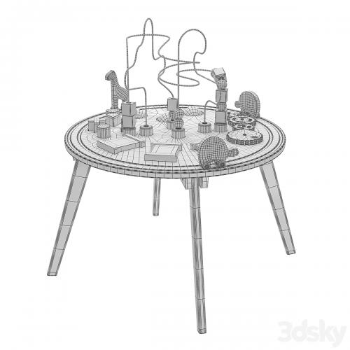 Crate and Barrel Kids Wooden Activity Table