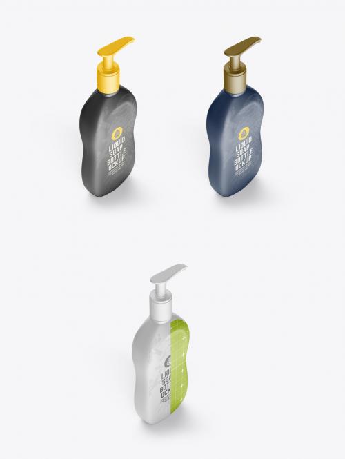 Matte Soap Bottle Mockup - 474777617