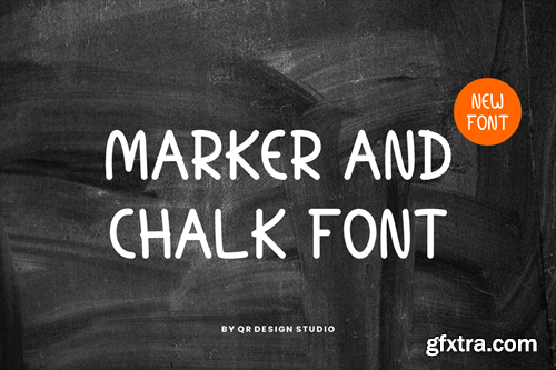 Brush Drawor - Chalk & Marker Font 8P474SE