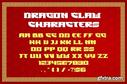 Dragon Claw - Kungfu Display Font YRJT5SU