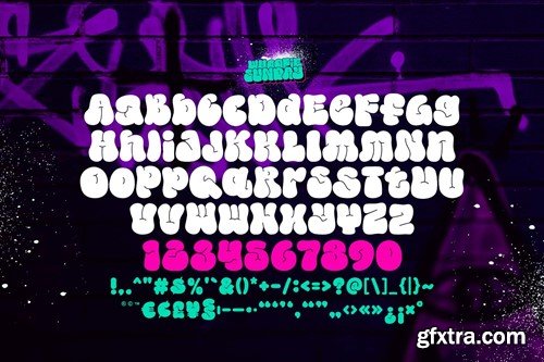 Whoopie Sunday - Bubble Graffiti Font Z648RZZ