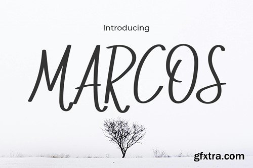 Marcos - The Quintessential Handwritten Font CXPUE7S