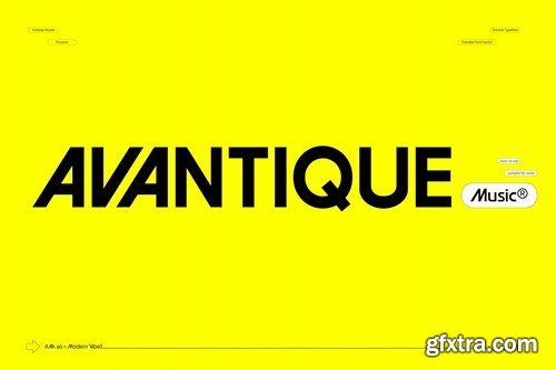 Avant ique - 70s 60s Youthful Geometric Sans Serif MVTKU59