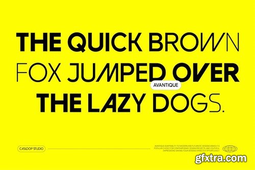 Avant ique - 70s 60s Youthful Geometric Sans Serif MVTKU59