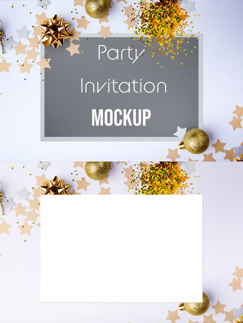 Party Invitation Mockup - 474778574