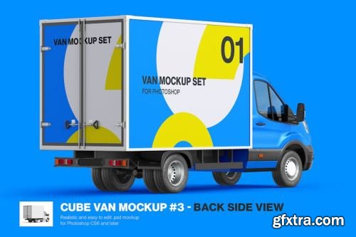 Van Mockup Collections #1 8xPSD