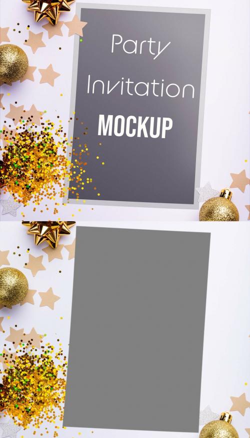 Party Invitation Mockup - 474778588