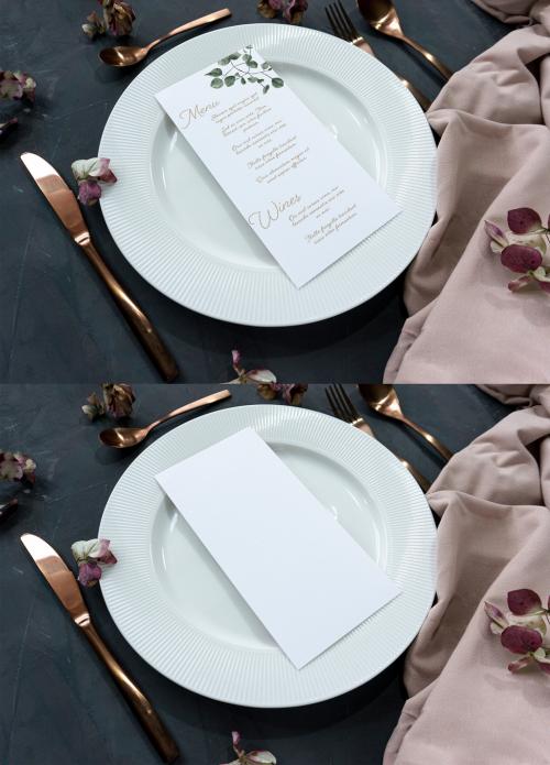 Mockup Menu Stationery - 474779179