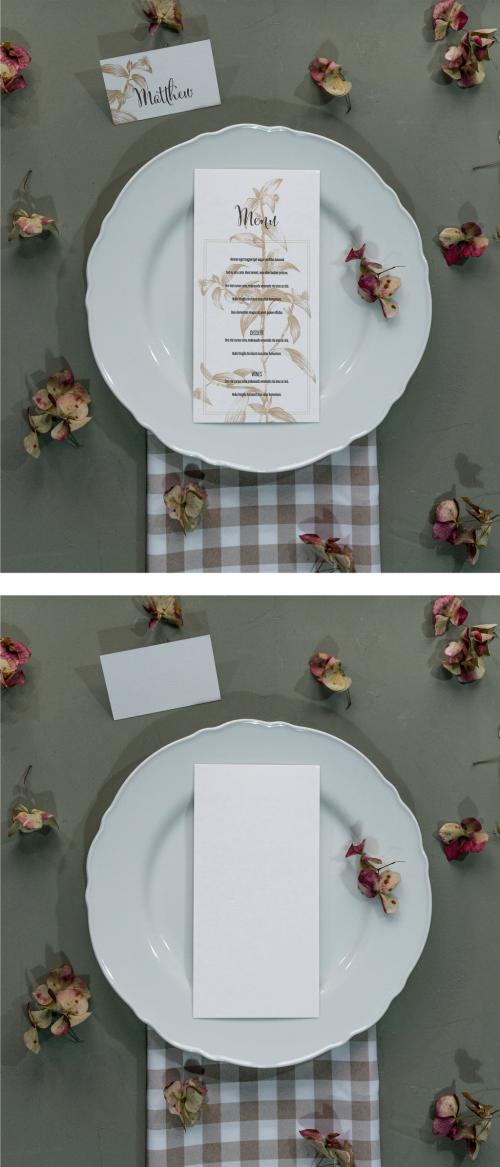 Mockup Menu Stationery - 474779181