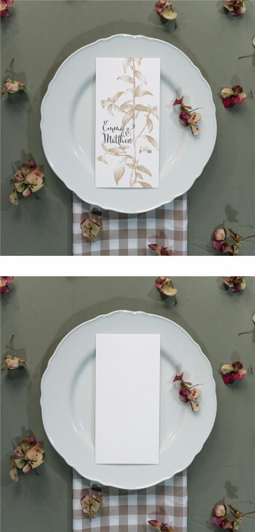 Mockup Menu Stationery - 474779188