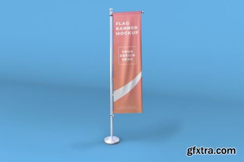 Flag Mockup Collections #10 14xPSD