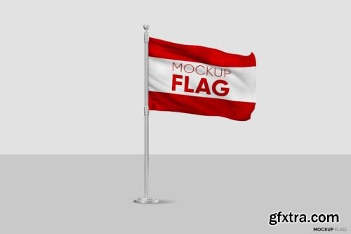 Flag Mockup Collections #10 14xPSD