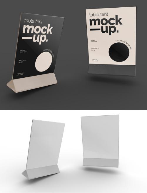 Table Tent Mockup - 475187359