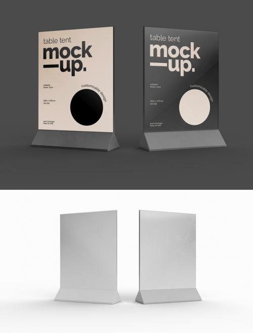 Table Tent Mockup - 475187365