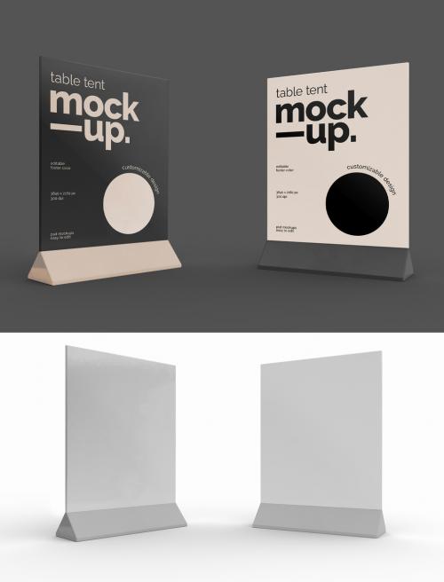 Table Tent Mockup - 475187368