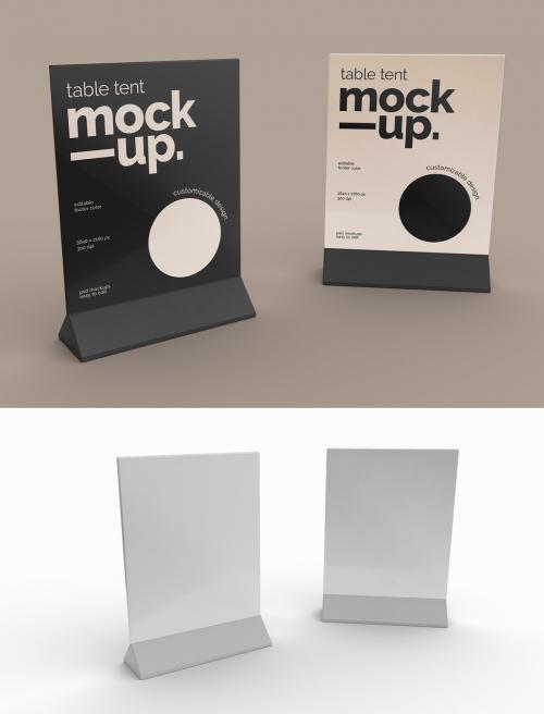 Table Tent Mockup - 475187370