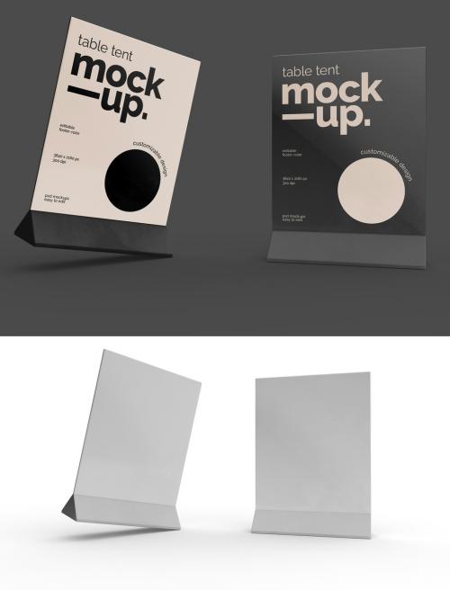 Table Tent Mockup - 475187373