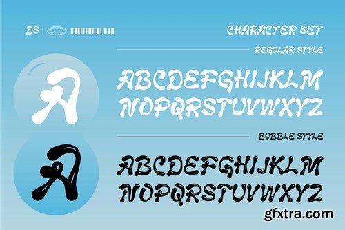 Lacupra - Liquid Bubble Display Font YCB3UQT