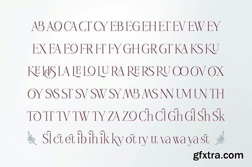 Rose & Asmora - Stylish Ligature Serif 26CK4ZK