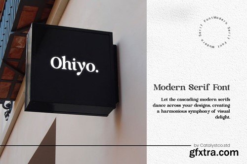 Ohiyo Modern Serif Font 7CMKZVR