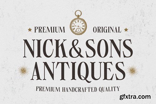 Crondie - Vintage Serif Typeface UPJKKJ2