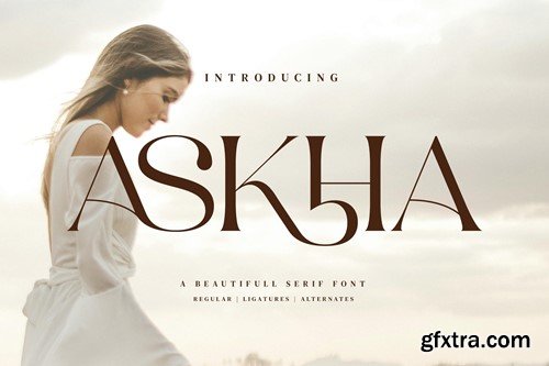 Askha - Beautifull Ligature Font FJAMQG3