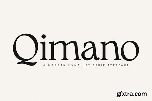 Qimano Modern Humanist Serif BVT8X4M