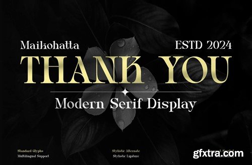 Moncca - Modern Serif Display XCQR7BR