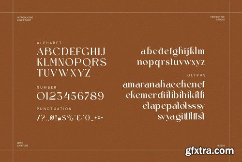 Gotilen Elegant Serif Font Typeface KDJRMPM