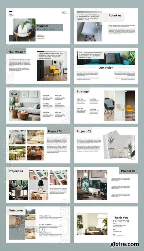 Minimal Presentation Template 757179897