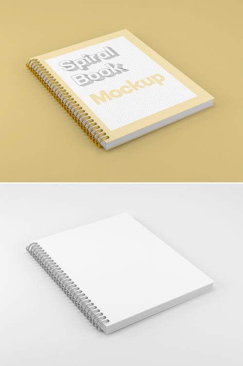 Spiral Book Mockup - 476113510