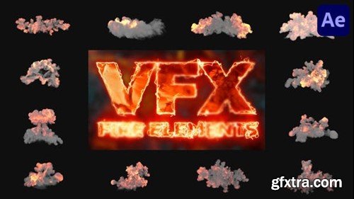 Videohive VFX Fire Elements for After Effects 51236418