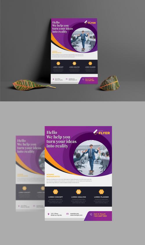 Minimalist Flyer Layout - 476310726