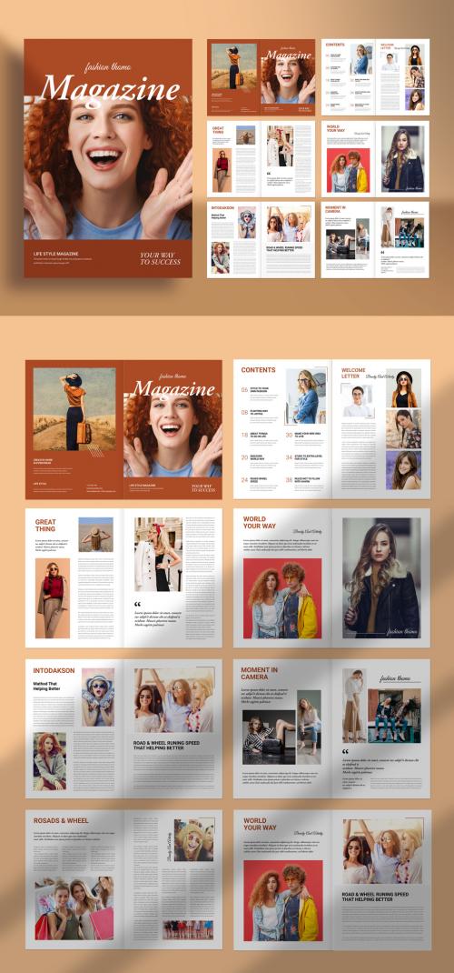 Professional Magazine Layout - 476311461