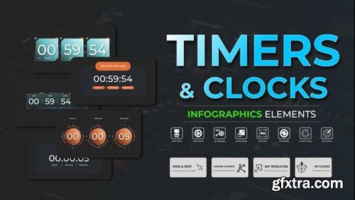 Videohive Infographic - Timers And Clocks 51314447