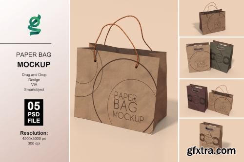 Shopping Bag Mockup Collections #2 14xPSD