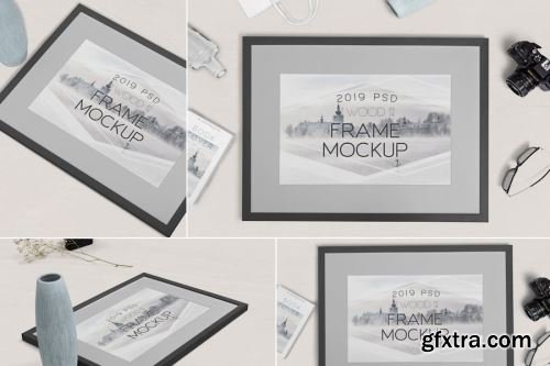Picture Frame Mockup Collections #3 12xPSD