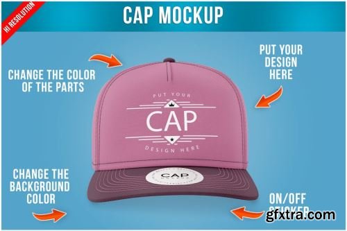 Cap Mockup Collections #8 13xPSD