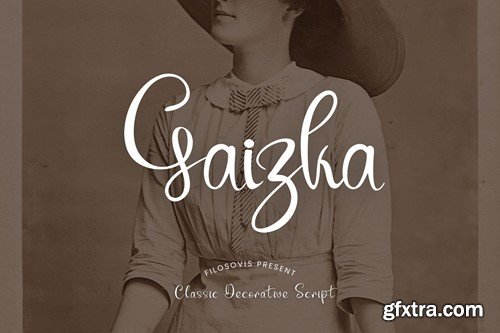 Gaizka | Decorative Script font DD7KHDF