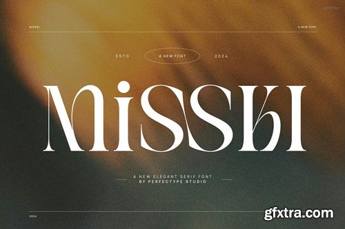 Missky Elegant Serif Font Typeface CLAUY9N