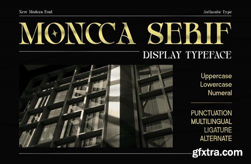 Moncca - Modern Serif Display XCQR7BR