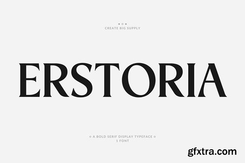 Erstoria Bold Serif Display Font ZGVB2V3