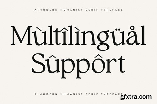 Qimano Modern Humanist Serif BVT8X4M