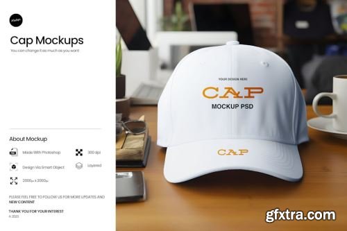 Cap Mockup Collections #10 13xPSD